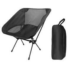 comet 輕量露營椅 附收納包, 1個, 黑色