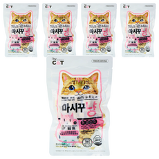 CAT CHUP 貓咪凍乾零食 -40°C冷凍乾燥技術 100%新鮮魚肉, 鮭魚, 23g, 5包