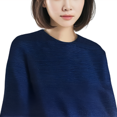 Meet Warm 單向導濕保暖發熱衣 2件套裝 76%機能纖維, L, 女圓領寶藍色