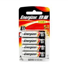 Energizer 勁量 鹼性3號電池 電力持久穩定 更長效耐用, 4顆, 1組