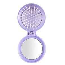 馬卡龍摺疊氣囊梳 y642, 薰衣紫, 8個