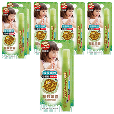 小不叮 草本驅蚊噴霧 升級版, 有機精油, 無DEET, 360度倒著噴, 10ml, 6瓶