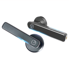 FJ 智能3合1指紋感應防盜電子鎖 密碼款 CK-3, 靜音鎖體, 半導體指紋感應, 多功能電子鎖, 裝電池