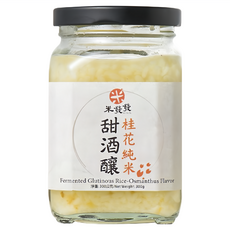 米發發 手作桂花純米甜酒釀, 300g, 1罐