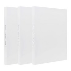 KING JIM A4透明文件 40頁, 3本, 白色