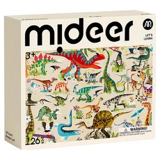 mideer 學習拼圖, 恐龍世界, 1套