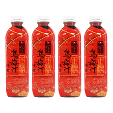 潤之泉潤心田 金釀烏梅汁，無人工甘味劑/色素/香料及防腐劑, 1L, 4瓶