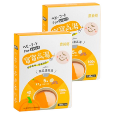 農純鄉 寶寶高湯 南瓜濃高湯 4包, 600g, 2盒