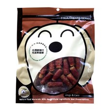 T.N.A. 悠遊鮮點系列 鮮雞片佐蔬果雞柳, 低脂低熱量, 台灣製造, 無防腐劑, 犬貓適用, 170g, 1包