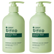 GREEN FINGER 綠手指 高保濕沐浴乳 300ml，含酪梨、橄欖、椰子, 2瓶