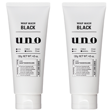 uno 新炭洗顏乳, 130g, 2條