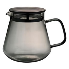 HARIO 好璃奧 茶壺, 深灰色, 600ml, 1個