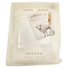 中領王牌 羊毛原絨衣, 日本三菱美雅碧CHAO細纖維, 自發熱黑科技, L, 白色