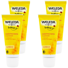 WELEDA 薇蕾德 金盞花寶貝柔護面霜, 舒緩肌膚不適, 50ml, 4條