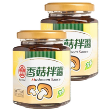 牛頭牌 香菇拌醬, 精選台灣在地香菇, 無防腐劑, 素食可食, 170g, 2罐