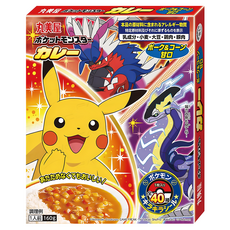 丸美屋 玉米甘口咖哩 豬肉+玉米 寶可夢 Set, 160g, 3盒