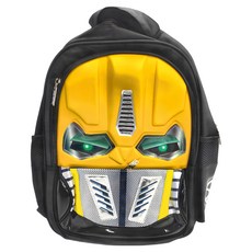 KoriDeer可莉鹿 變形英雄男童超輕減壓護脊書包 - 黃色, 2-6年級, 30 x 14 x 40cm
