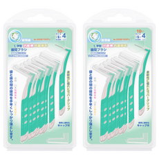 Mr.GOOD TOOTH 固特齒 L型牙間刷 Set 10支 4(S) 牙縫刷, 1mm, 2組