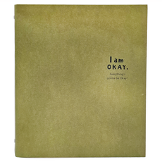 I am okay 3孔精裝孔夾, 綠色, 1本