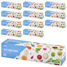 comet 雙層夾鍊袋, 大(L), 20個, 12盒