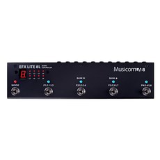 Musicom LAB efx lite 8l 效果器迴路控制器 ce, 1個, Black