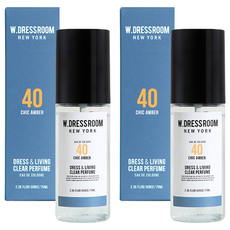 W.DRESSROOM 多麗絲 衣物居家香氛噴霧, No.40 Chic Amber 琥珀麝香, 70ml, 2瓶