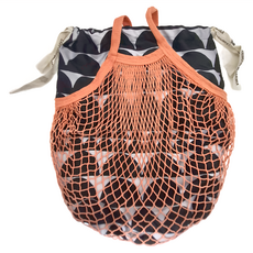 Zappgirlbrabra 泰國網袋手提包 -N-405,彩色,215g, 內布料寬36.8cm 高43cm 外袋長度38cm、高35.5cm(帶子肩背高度約25cm)