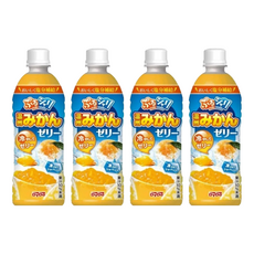 DyDo 柑橘風味凍飲 溫州蜜柑果汁味, 490ml, 4瓶