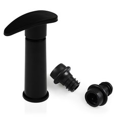VERSA 抽真空器 + 瓶塞 2個, 黑色, 1套