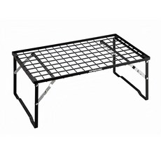 CAPTAIN STAG 鹿牌 CS經典款 可折疊網桌, 展開(60 x 35 x 23cm) + 收納(60 x 35 x 3.5cm), 60cm, Black, 1個