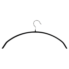 LIENO 半圓防滑衣架 10入, 黑色, 1組