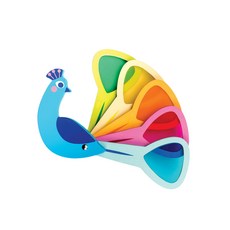 tender leaf 孔雀開屏色票卡, TL8338, 1組