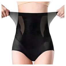 A-ZEAL 高腰收腹透氣塑身褲, 定型提拉性感翹臀, XL, 黑色