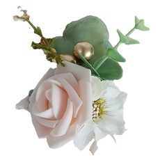 婚禮手腕花 Set 2個, 7*12cm, A款/B款, 奶白色/腮粉色/紫色/粉色/紅色, 1組