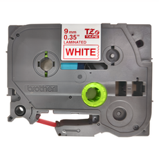 brother 兄弟牌 護貝帶 9mm 白底紅字, 1個