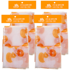 comet Home 印花洗澡巾, 2條, 鴨子, 4包