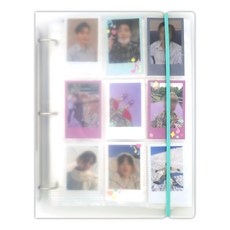 Befancy 3孔小卡活頁夾 + 貼紙 9格 30張, 9 個口袋