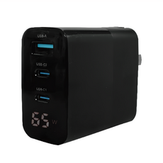 MYCELL GaN 65W 氮化鎵智慧型電源供應器 原廠保固, 黑色, 1個