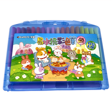 PENROTE 筆樂 柴語錄易水洗彩色筆, 48色, 1盒