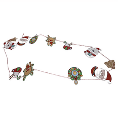 樹 + 老公公 + 花環 + 鹿 + 熊拉旗 1組, 樹 + 老公公 + 花環 + 鹿 + 熊拉旗 多色