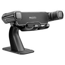 yesido 浪板式車用重力支架 單手操作 穩固支撐 360度旋轉, C90, 黑色, 1個