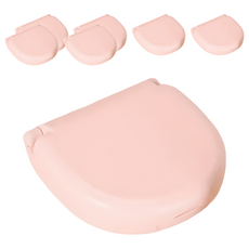 迷你針線盒, 附縫紉線*6, 小鈕扣*4, 剪刀*1, 大頭針*3, 別針*1, 穿針器*1, 小夾子*1, 三款針頭, 豆沙粉, 7個