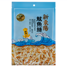 新東陽 魷魚絲 原味 嚴選新鮮魷魚 無漂白 原汁鮮甜 咬勁十足, 85g, 1包