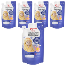 pigeon 貝親 嬰兒洗衣精補充包, 450ml, 5包