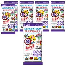 ECHain TeCH 熊掌驅蚊貼片 薰衣草香味 36片, 6包