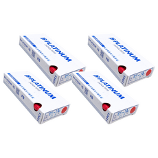 PLATINUM 白金牌 自動原子筆 BK-10, 12支裝, 紅色, 4盒