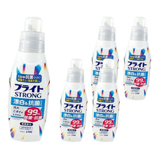 LION 獅王 STRONG 最強漂白劑 抗菌, 510ml, 5瓶