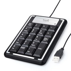 E-books 薄型19鍵數字鍵盤, USB連接, 隨插即用, Z9, 1個