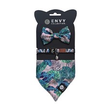 ENVY COLLECTION 貓頸圈 3入, 芭蕉葉情迷, 1組