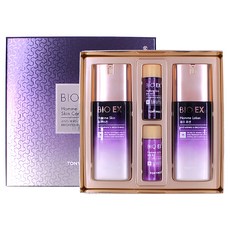 TONYMOLY BIO EX 胜肽活膚保濕水乳 4件組 男士抗皺亮白護膚套裝, 1組